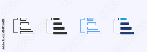 Prioritization Icon Set Multiple Style Collection Element For Design