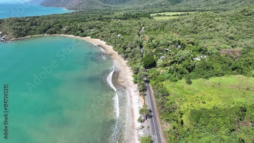 Coastal Road Australia Far North Queensland tropical