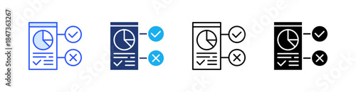 Method Multiple Style Icon Set Vector 