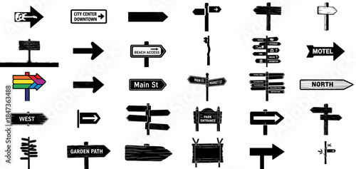 destinys directives a comprehensive guide to shaping journeys and unveiling future options set, isolated on transparent background