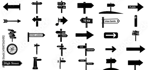 strategic compass guiding ambition, defining pathways, empowering every future choice set, isolated on transparent background