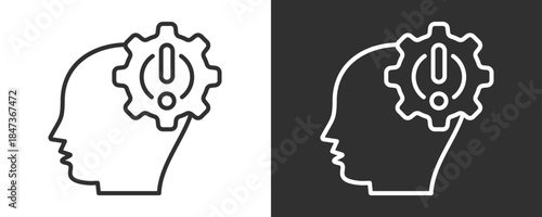 Behavior Icon Set Vector Collection Isolated In Black And White