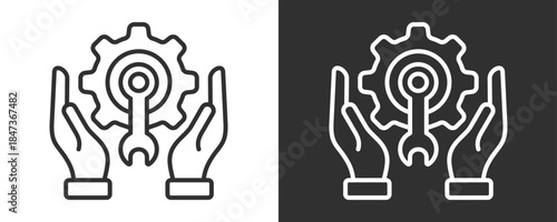 Skills Icon Set Vector Collection Isolated In Black And White