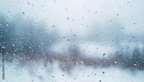 rain drops on window