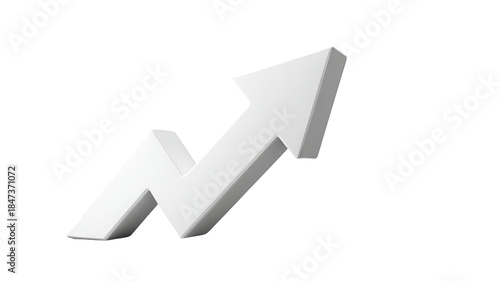 High resolution 3D arrow directional pointer glossy modern shape dynamic perspective studio render isolated on white background Free Download High resolution 3D arrow directional pointer glossy modern shape dynamic perspective studio render isolated on white background - GFXLoad