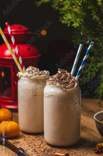 Wallpaper Mural Glasses of butterbeer with a cap of whipped cream Torontodigital.ca