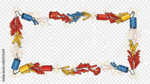 Colorful macaw toy made of chewed wooden chew sticks and rope on white background