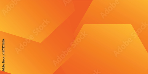 Abstract orange and yellow geometric background. Modern concept for graphic design, background, web design, poster, banner, book, slideshow. Vector illustration
