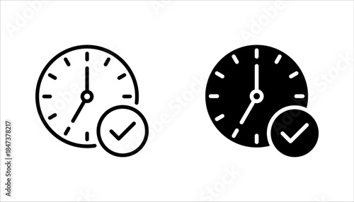 quick time icon set. instan response vector symbol. fast real time service sign. vector illustration on white background