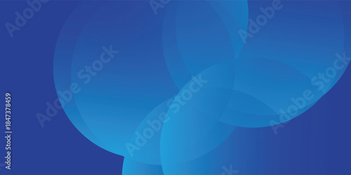 Abstract modern blue circles background. Modern minimal vector design template. geometric shapes background for web banner, flyer, poster, brochure, cover