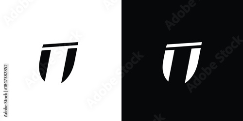 Modern dan professional T Guard logo design