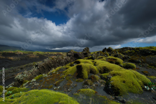 Lava and moss