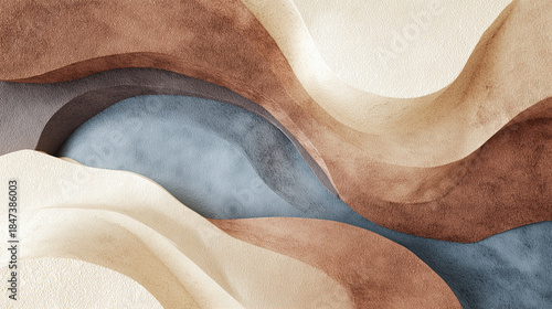 色の層が重なり合う砂や石を思わせる自然質感の抽象的な背景