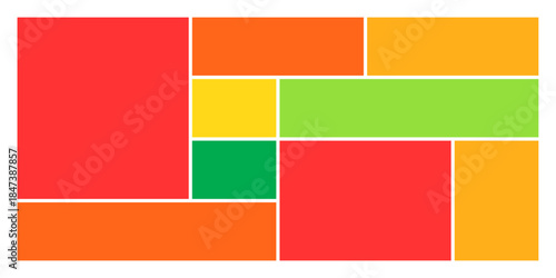 Geometric bento grid mosaic pattern layout designed for presentations featuring structured tiles balanced composition and modern visual storytelling across digital display systems