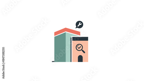 Building Inspection and Maintenance Service Concept.