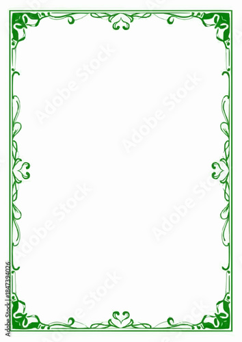 gold picture frame with clipping path