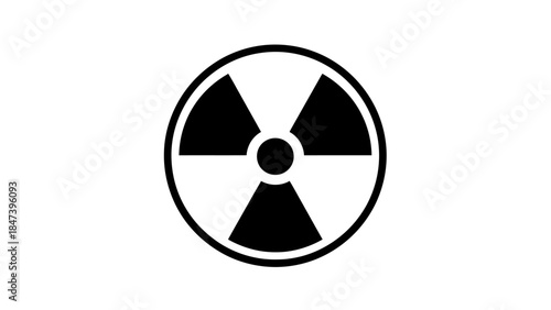 Radiation Symbol Warning Sign Danger Hazard.