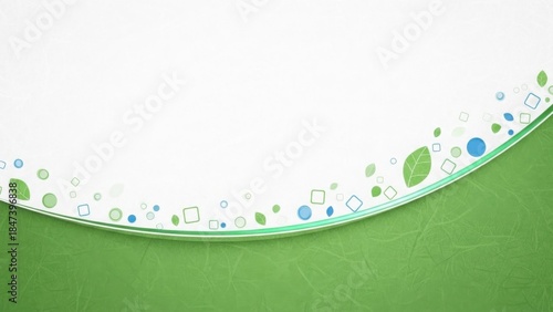 Abstract eco-friendly corporate backdrop with clean elegance