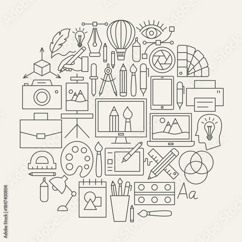 hand drawn vector illustration