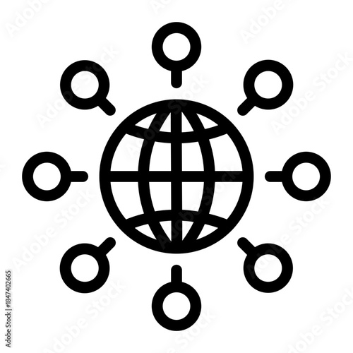 global icon for illustration