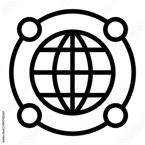 global icon for illustration