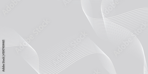 Wavy business curve lines on transparent background. Abstract ocean wave line background. Wave swirl, frequency sound wave, twisted curve lines with blend effect.