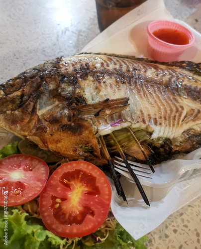 Grilled fish