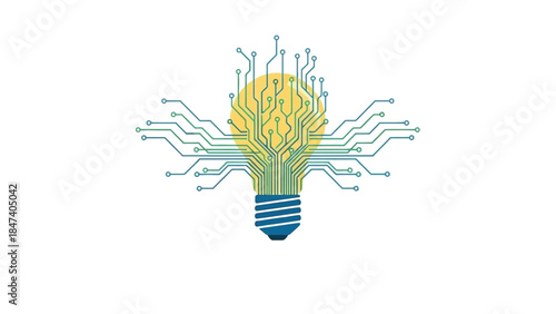Light bulb with internal circuitry and external circuit board traces