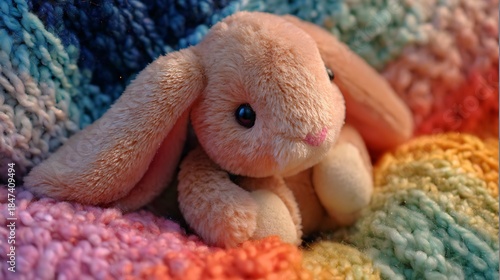 easter bunny and eggs