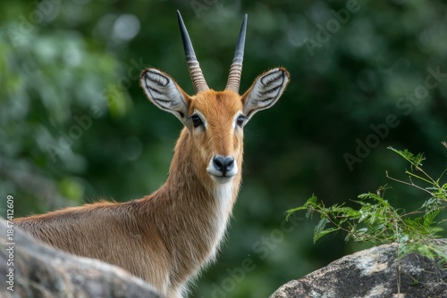 Majestic Antelope in Natural Forest Setting