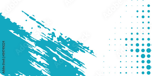 Dots halftone white and blue color pattern gradient grunge texture background. Dots pop art comics sport style vector illustration. vector grunge and dot