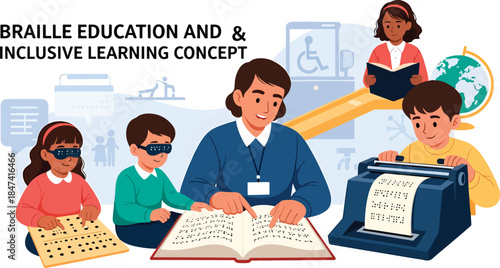 Empowering visually impaired students with Braille education and inclusive learning