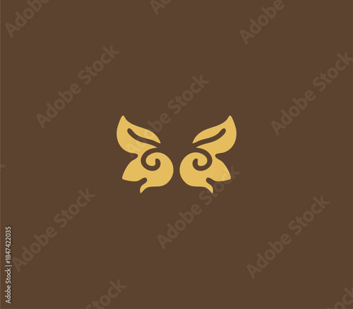 Thailand flower ornament. traditional Thai flower art