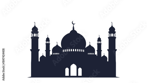 Silhouette of a beautiful butterfly with spread wings, representing elegance and transformation, a simple yet striking graphic