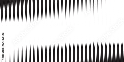 abstract black big to small irregular line pattern.