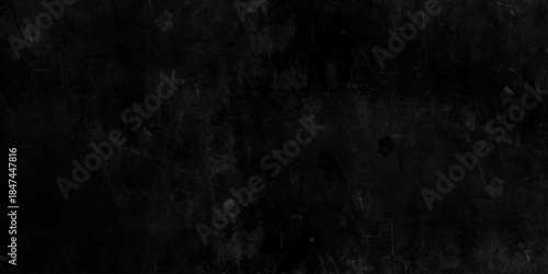 Dark gray black slate stone wall background in natural pattern for decorative texture. grunge background dark black chalk board and black board texture. cement floor and lines paint black background.
