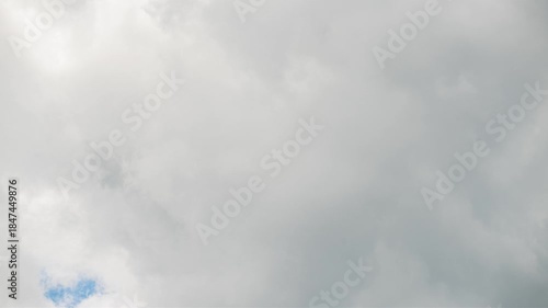 Blue Sky White Clouds Time Lapse Video - Dramatic Weather Changes and Atmospheric Movement