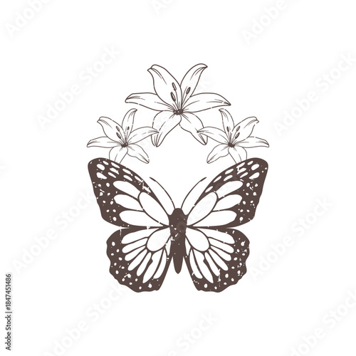 Butterfly vector icon