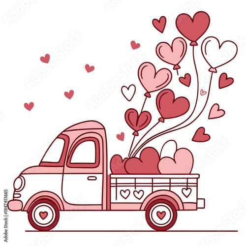 Small Cute Romantic Love Car