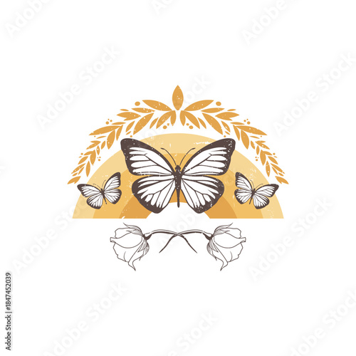 Butterfly vector icon