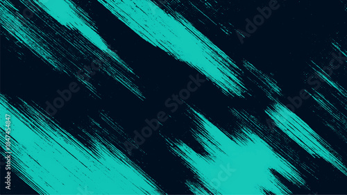 Abstract watercolor and grunge background with blue and green waves of digital motion texture creates a colorful light gradient backdrop with copy space for art wallpaper design