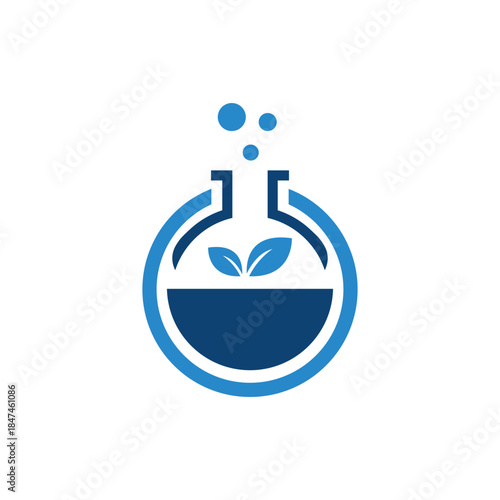 logo laboratorium icon templet vector research