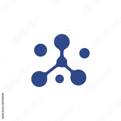 molekul symbol science vector design