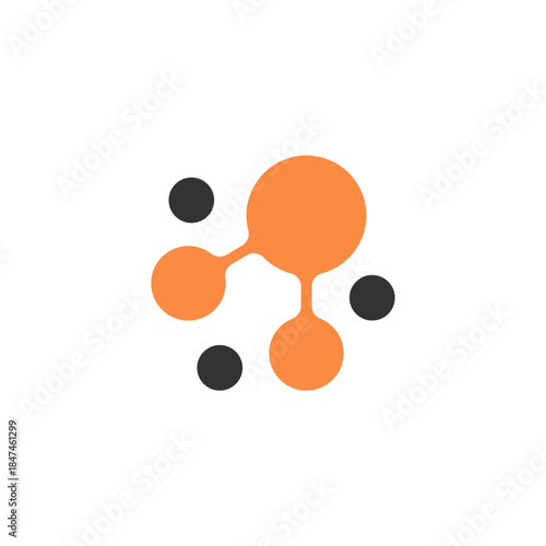 molekul symbol science vector design