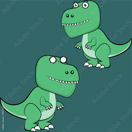 rex character cartoon expressions pack collection in vector art