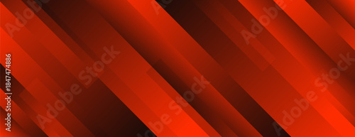 Abstract red and black diagonal stripes background, modern gradient dynamic wallpaper. Suitable for sports templates, technology banners, business ads, websites, and headers