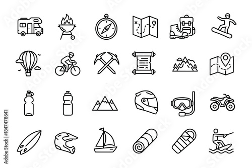 Outdoor Adventure Icons