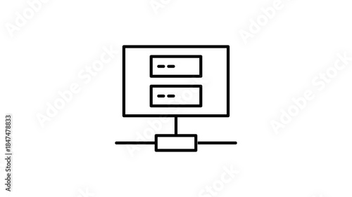 A computer setup featuring two monitors side by side and a keyboard in front, ideal for multitasking and productivity.