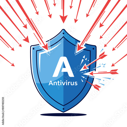 antivirus vector illustration