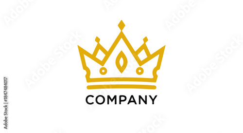 Elegant Modern Crown Logo Design – Luxury Royal Symbol for Premium Corporate and Business Branding